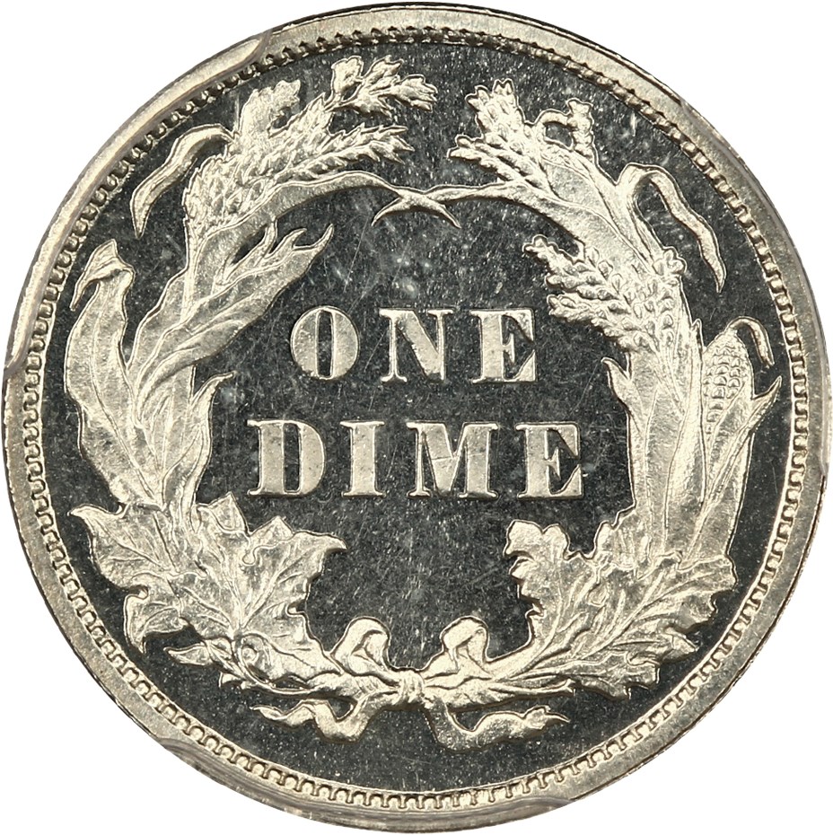 image for: 1887 10c PCGS/CAC Proof 66 CAM