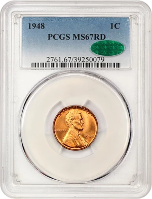 image for: 1948 1c PCGS/CAC MS67 RD