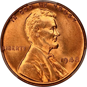 image for: 1948 1c PCGS/CAC MS67 RD