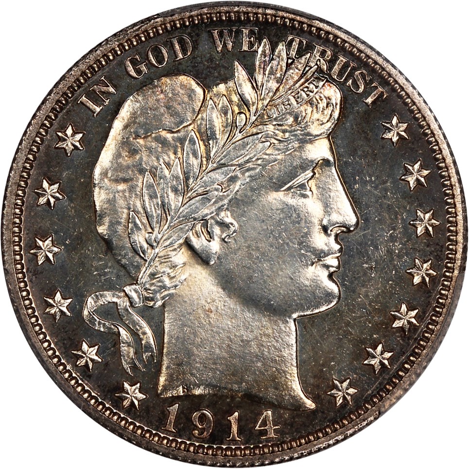 image for: 1914 50c PCGS/CAC Proof 63