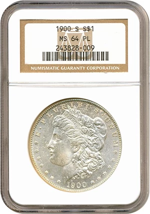 image for: 1900-S $1 NGC MS64 PL