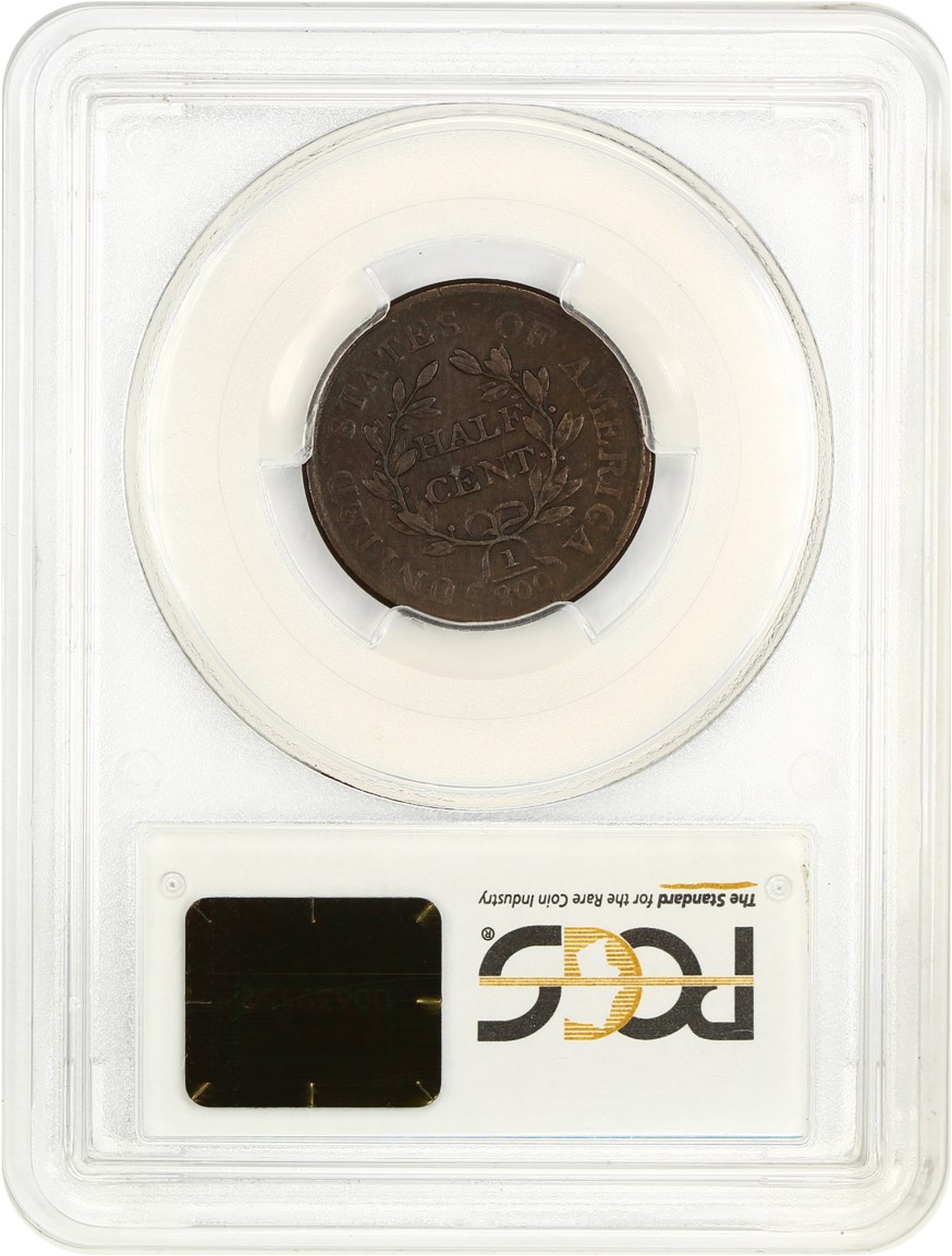 image for: 1806 Small 6, No Stems 1/2c PCGS VF30 (C-1)