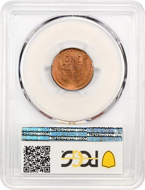 image for: 1918-D 1c PCGS MS66 RB