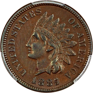 image for: 1885 1c PCGS AU50