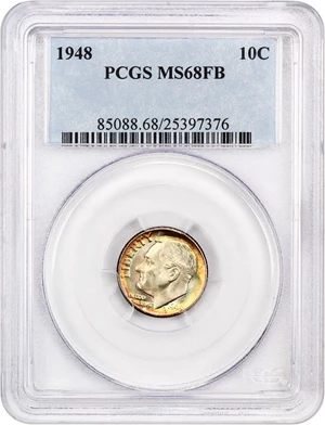 image for: 1948 10c PCGS MS68 FB