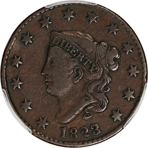 image for: 1823/2 1c PCGS/CAC VF25