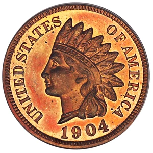 image for: 1904 1c PCGS Proof 64 RB