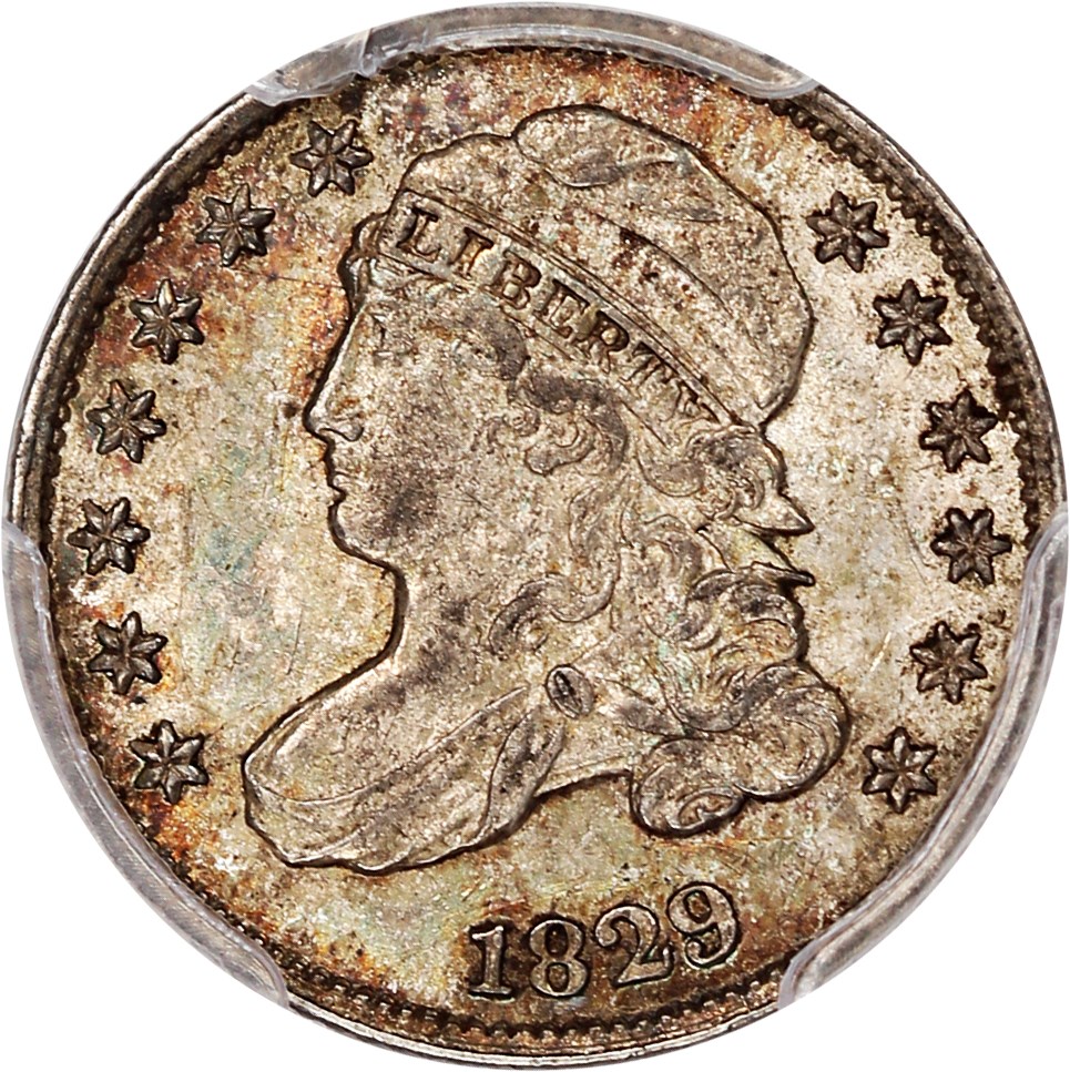 image for: 1829 10c PCGS MS63 (Large 10C)