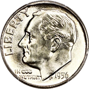 image for: 1956 10c PCGS MS67 FB