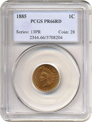 image for: 1885 1c PCGS Proof 66 RD