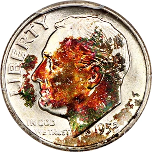 image for: 1952-D 10c PCGS MS68 FB