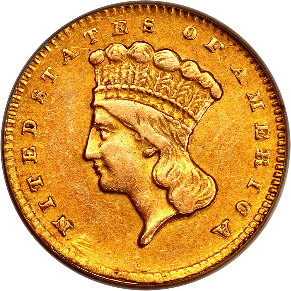 image for: 1856-D G$1 PCGS VF35 (OGH)