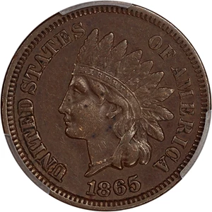 image for: 1865 1c PCGS XF45 (Plain 5)
