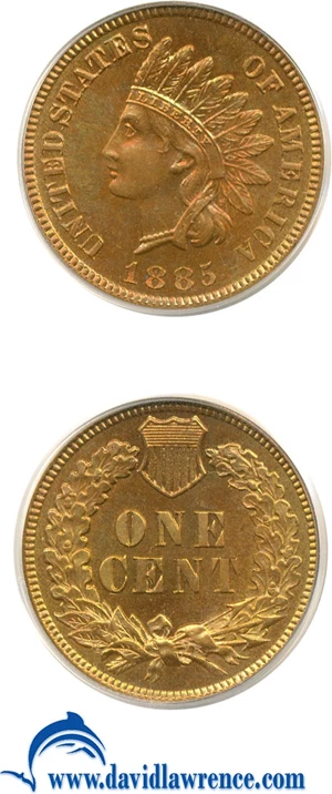 image for: 1885 1c PCGS Proof 66 RD