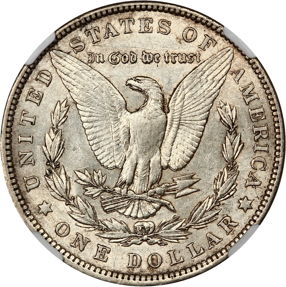 image for: 1901 $1 NGC AU53 (DDR Feathers, VAM-3)