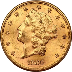 image for: 1880-S $20 PCGS/CAC MS61 ex: Fairmont Collection
