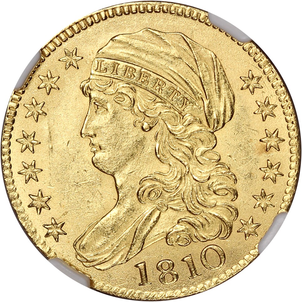 image for: 1810 $5 NGC MS63 (Lage Date, Large 5)