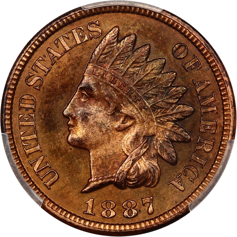 image for: 1887 1c PCGS Proof 64 RB