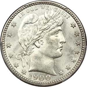 image for: 1900-O 25c PCGS MS66 ex: D.L. Hansen