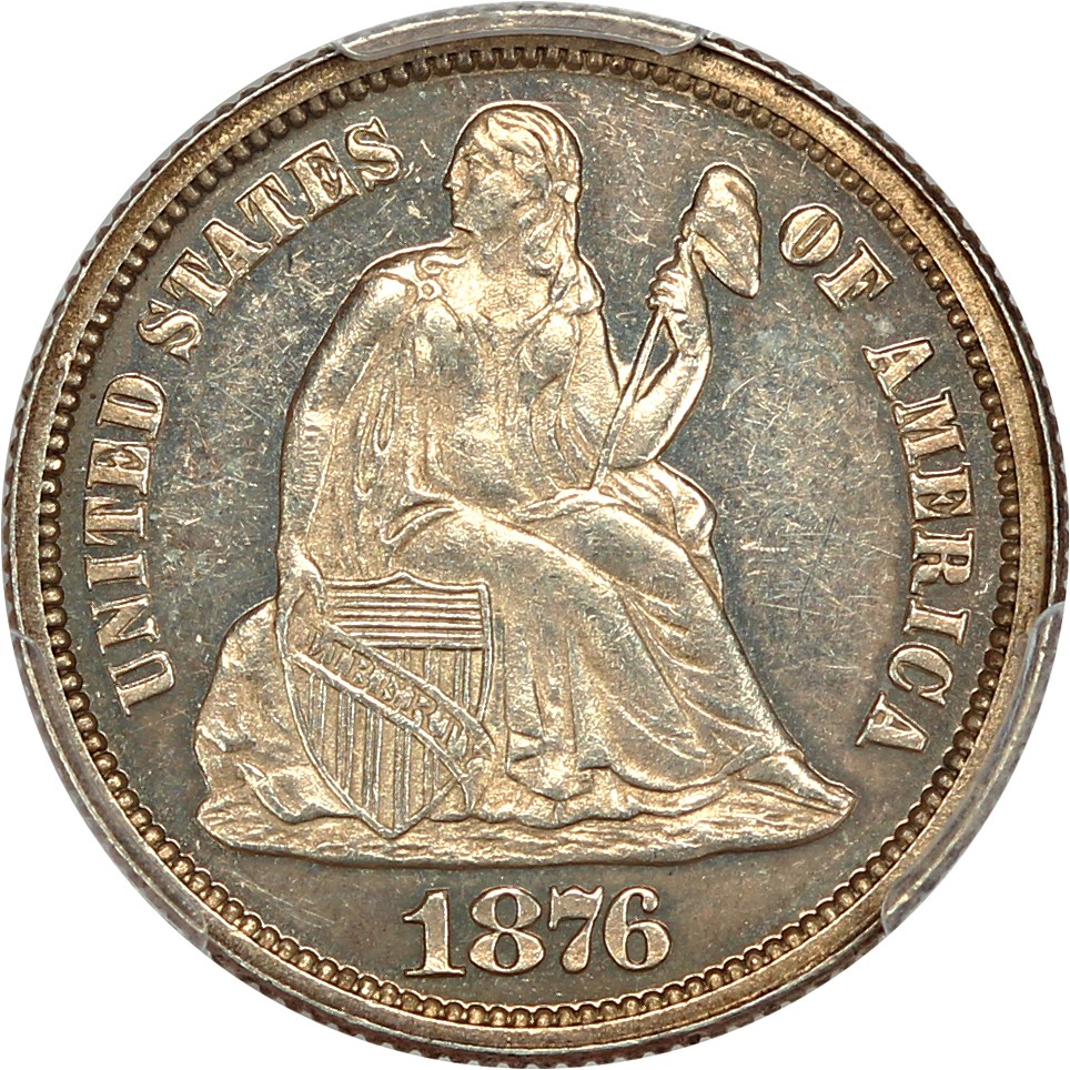 image for: 1876 10c PCGS Proof 62