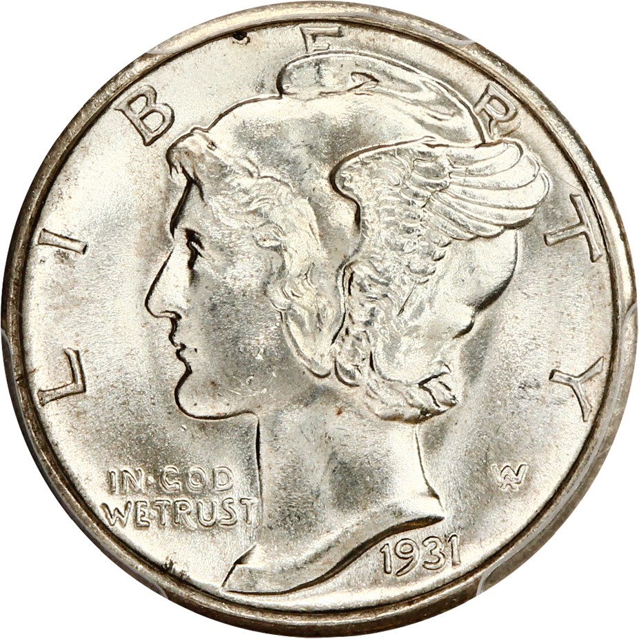 image for: 1931-S 10c PCGS MS64 FB