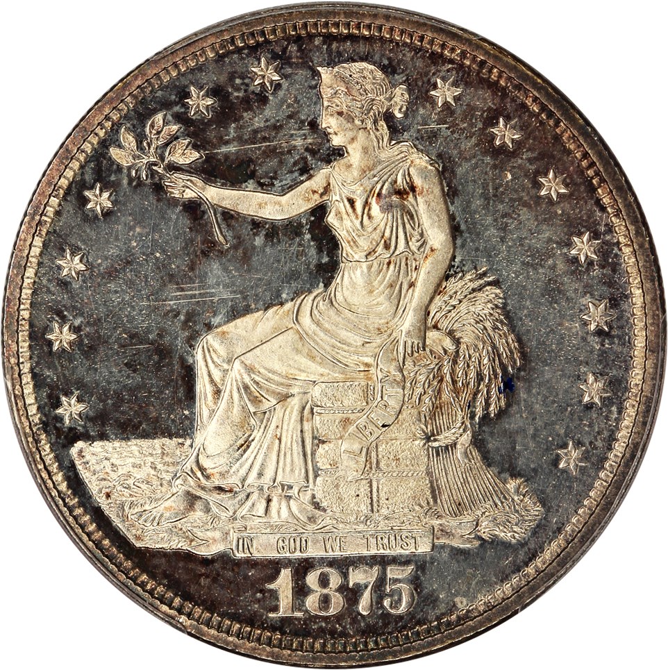 image for: 1875 Trade$ PCGS Proof 62 CAM