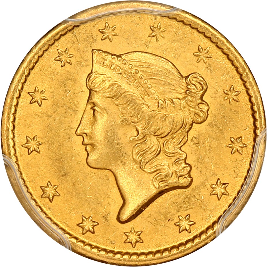 image for: 1851-O G$1 PCGS MS63 ex: D.L. Hansen