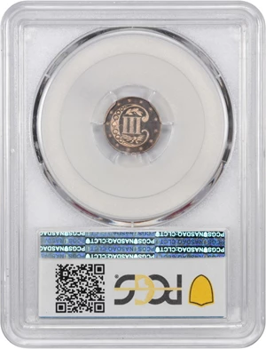 image for: 1863/2 3cS PCGS Proof 66 CAM