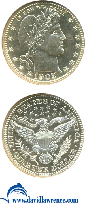 image for: 1902 25c NGC Proof 67 Cameo
