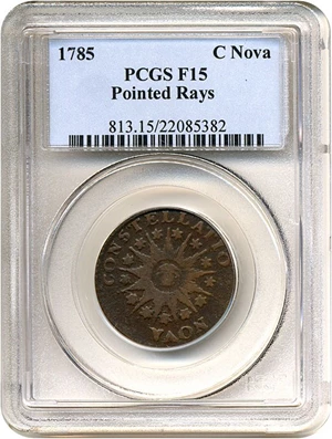 image for: 1785 C.Nova Point Rays PCGS F15 BN
