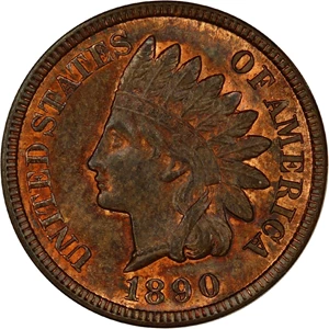 image for: 1890 1c NGC MS65 RB