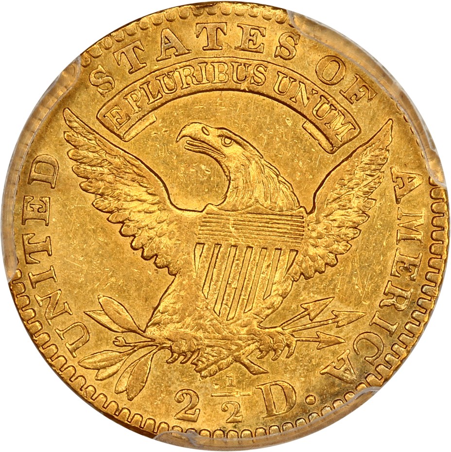 image for: 1824/1 $2 1/2 PCGS AU58 ex: D.L. Hansen