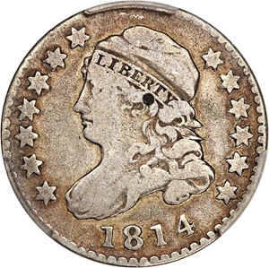 image for: 1814 10c PCGS F12 (STATESOF)