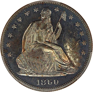 image for: 1860 50c PCGS Proof 63