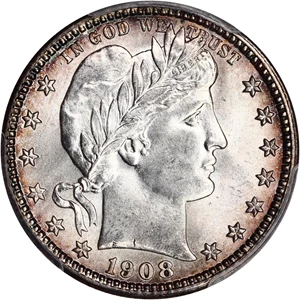 image for: 1908-S 25c PCGS MS65 ex: D.L. Hansen