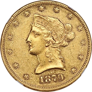 image for: 1879-O $10 NGC AU58