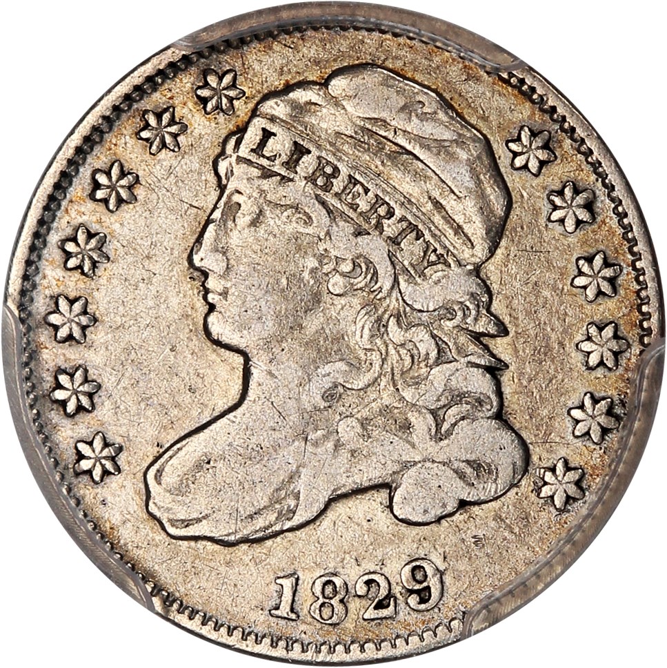 image for: 1829 10c PCGS VF25 (Medium 10C)