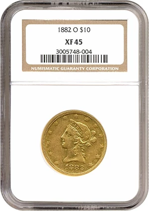 image for: 1882-O $10 NGC XF45