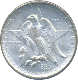 image for: 1935-D 50c Texas PCGS/CAC MS67