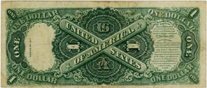 image for: FR. 38 1917 $1 Legal Tender PMG Very Fine 25 (Elliot/White)