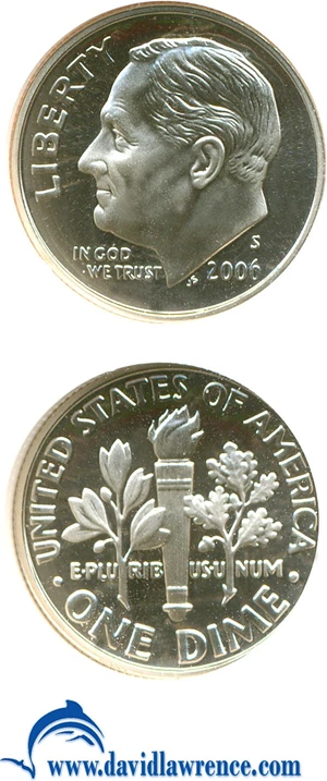 image for: 2006-S 10c Silver NGC Proof 70 UCameo