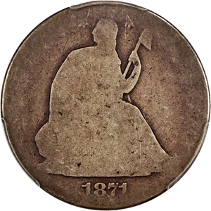 image for: 1871-CC 50c PCGS/CAC AG-03