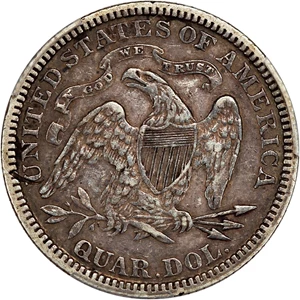 image for: 1886 25c PCGS XF40