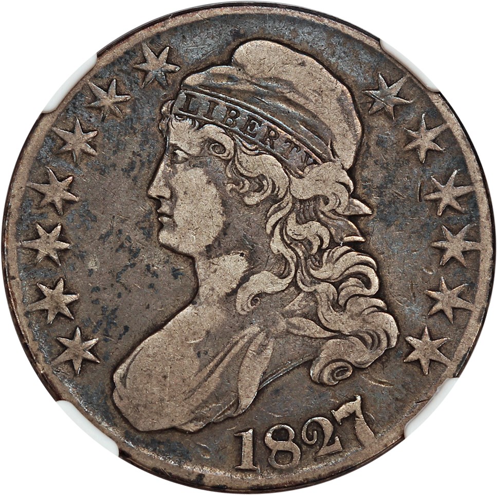 image for: 1827/6 50c NGC F15