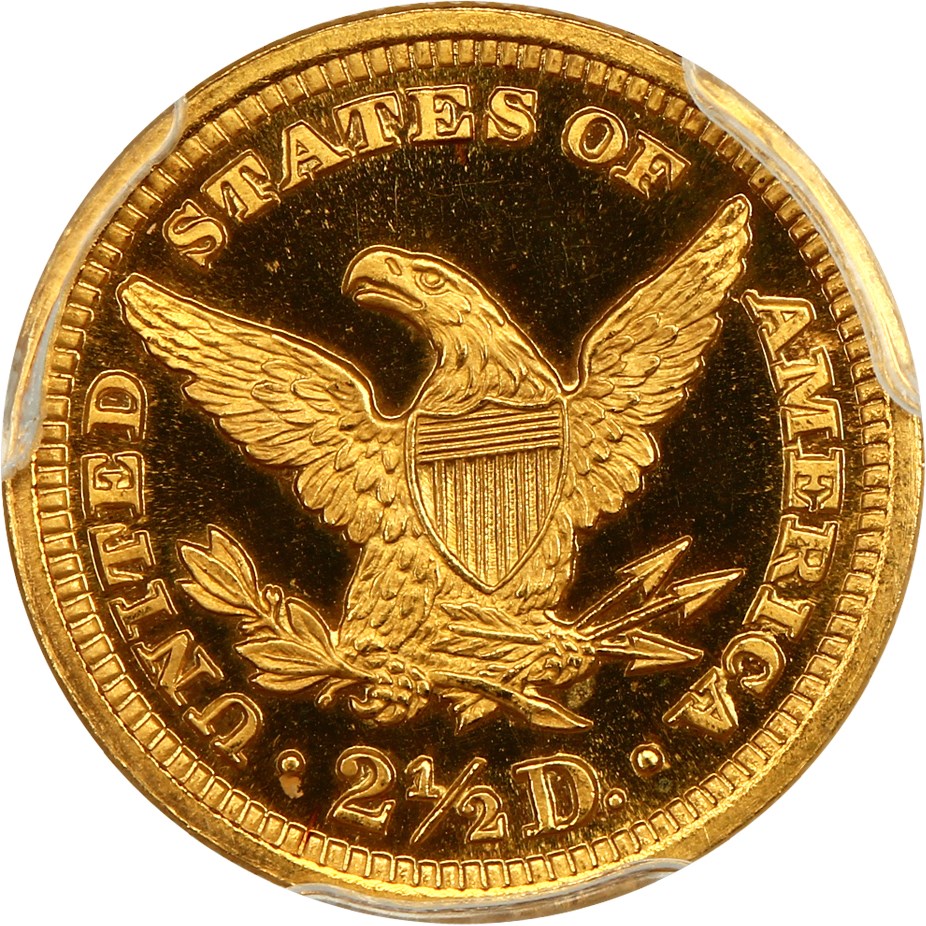 image for: 1898 $2 1/2 PCGS/CAC Proof 66 CAM