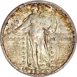 image for: 1929-S 25c PCGS MS62