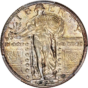 image for: 1927 25c PCGS AU55