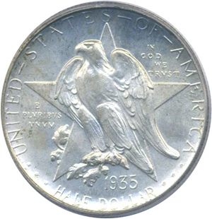image for: 1935-D 50c Texas PCGS/CAC MS67