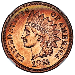 image for: 1874 1c NGC AU Details (Whizzed)