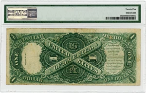 image for: FR. 38 1917 $1 Legal Tender PMG Very Fine 25 (Elliot/White)